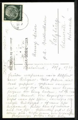 AK Stralsund, Markt mit Rathaus