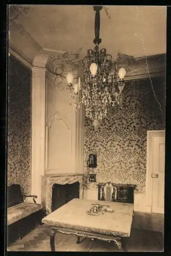 AK Frankfurt-Höchst, Rathaus, Vorzimmer zum Stadverordneten-Sitzungssaal