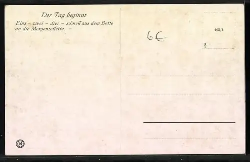 AK Käthe Kruse-Puppen, Der Tag beginnt