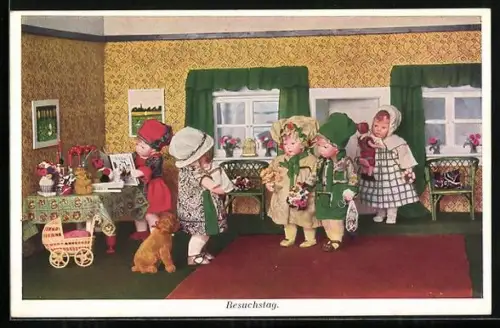 AK Käthe Kruse-Puppen, Besuchstag