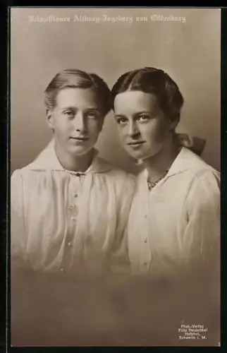 AK Prinzessinnen Altburg und Ingeborg von Oldenburg