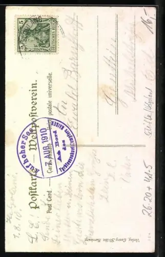 Künstler-AK Willy Stoewer: Passagierschiff Kaiser des Seebäder-Dienstes der Hamburg-Amerika Linie