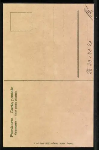 Künstler-AK Willy Stoewer: Und wenn ein feindlich Schiff sich naht..., Kriegsschiff im Gefecht