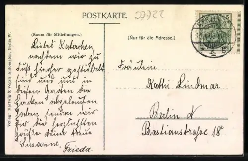 AK Berlin-Pankow, Restaurant Bürgerpark Pankow, Inh. W. Wiemer