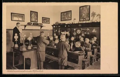 AK Berlin-Tegel, Verkehrsunterricht im Knaben-Erziehungsheim Grünes Haus