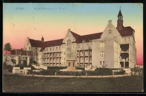 AK Düren, Südseite des Neuen Krankenhauses