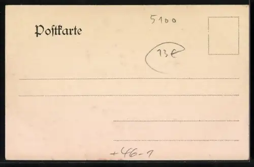 AK Aachen, Hansemannplatz mit Strassenbahn