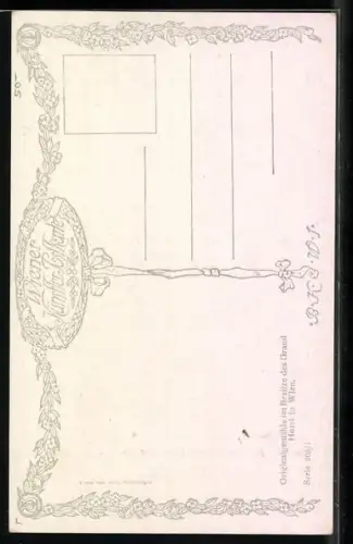 Künstler-AK Ernst Graner: WIen, Akademie der Wissenschaften