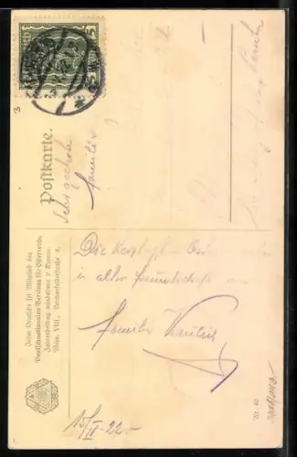 Künstler-AK Ulf Seidl: Wien, Ballgasse