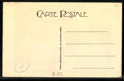 AK Reklame für Jus de Raisin Challand