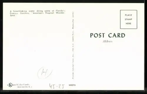 AK Wasserski-Fahrer beim Sprung, Wassersport