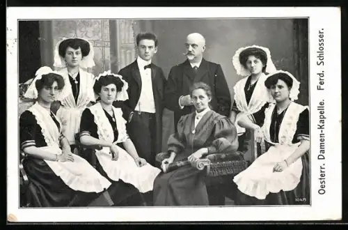 AK Oesterr. Damenkapelle Ferd. Schlosser