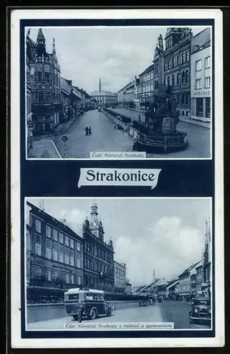 AK Strakonice, Cast Namesti Svobody, Cast Namesti Svobody s radnici a gymnasiem