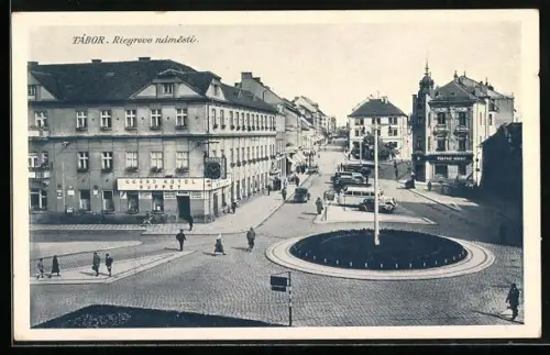 AK Tabor, Riegrovo namesti, Grand Hotel