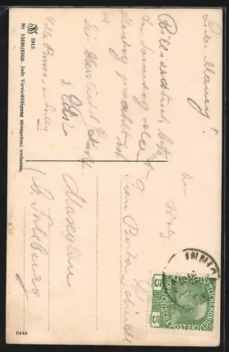 AK Innichen /Tirol, Wildbad aus der Vogelschau