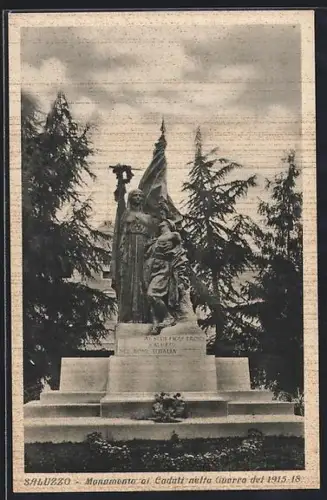 AK Saluzzo, Monumento ai Caduti nelta Guerra dei 1915-18