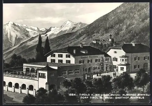 AK Tirolo presso Merano, Albergo Rimmele