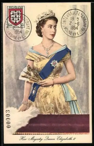 AK Königin Elizabeth von England