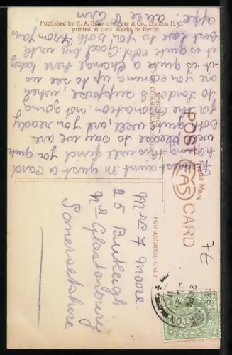 AK König Georg V. von England im Krönungsornat