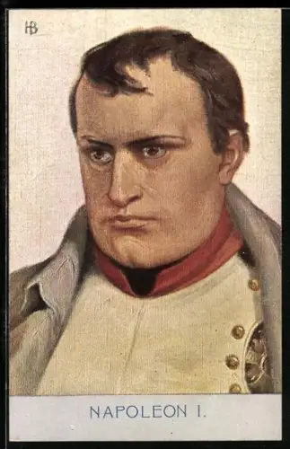 AK Portrait von Napoleon I. in Uniform