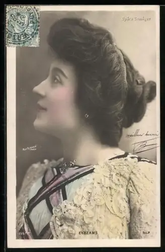 Foto-AK Atelier Reutlinger, Paris: Eyreams, Portrait, Opéra Comique