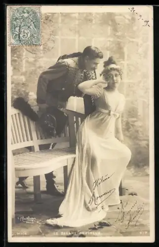 Foto-AK Atelier Reutlinger, Paris: Le Galant Chasseur