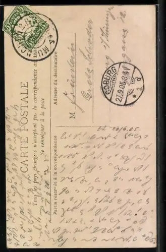 Foto-AK Atelier Reutlinger, Paris, Schauspielerin Dorgere blickt nach links