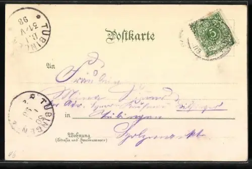 Lithographie Hohenzoller, Burghof, Thorturm, Grafensaal, Adlerthor