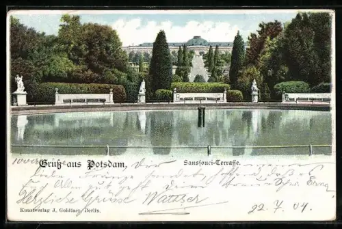 AK Potsdam, Sanssouci-Terrasse