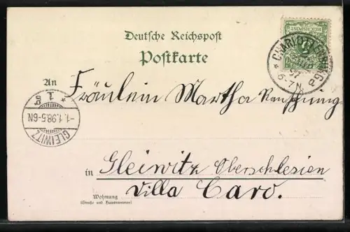 Lithographie Potsdam, Sanssouci, Wasserbrunnen