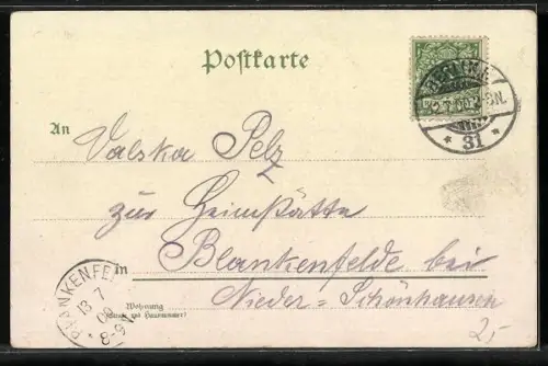 Lithographie Berlin, Neuer Dom, Kgl. Schloss