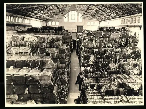 45 Fotografien Erich Bauer, Karlsruhe, Ansicht Backnang, Spinnerei J. F. Adolff AG, Ausbau des Werkes, Werkansicht