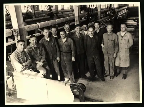 45 Fotografien Erich Bauer, Karlsruhe, Ansicht Backnang, Spinnerei J. F. Adolff AG, Ausbau des Werkes, Werkansicht