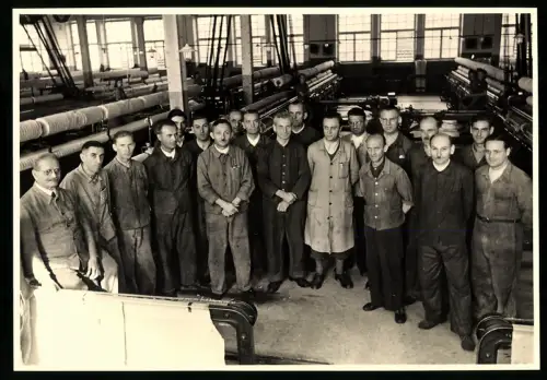 45 Fotografien Erich Bauer, Karlsruhe, Ansicht Backnang, Spinnerei J. F. Adolff AG, Ausbau des Werkes, Werkansicht