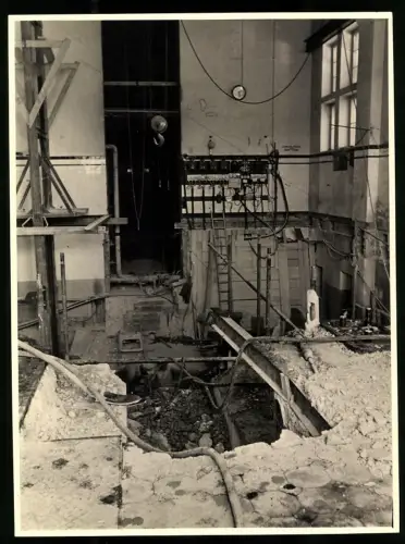 45 Fotografien Erich Bauer, Karlsruhe, Ansicht Backnang, Spinnerei J. F. Adolff AG, Ausbau des Werkes, Werkansicht