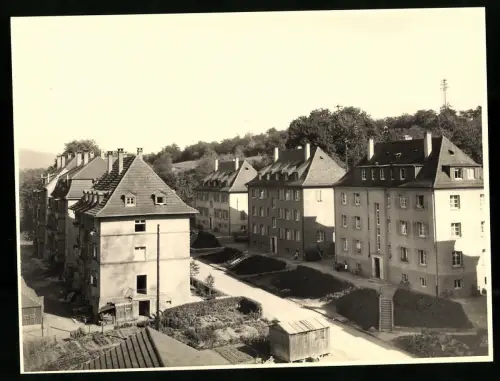 45 Fotografien Erich Bauer, Karlsruhe, Ansicht Backnang, Spinnerei J. F. Adolff AG, Ausbau des Werkes, Werkansicht