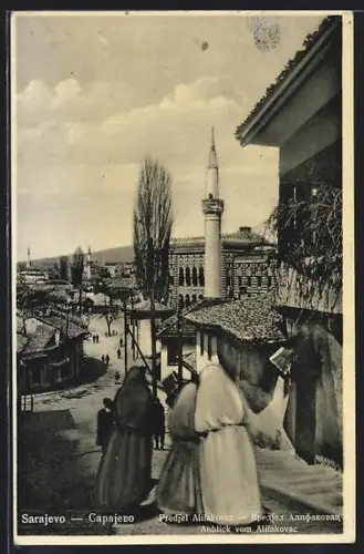AK Sarajevo, Ansicht vom Alifakovac