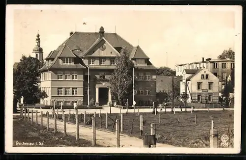 AK Reichenau i. Sa., Strassenpartie