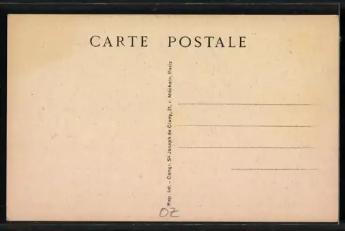 AK Nouvelle Caledonie, Conception, Église et école, Paris, Congrégation Saint-Joseph de Cluny, 21, Rue Méchain