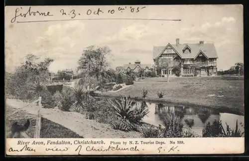 AK Christchurch, Fendalton, River Avon