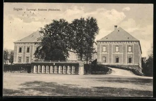 AK Sagan, Herzogliches Schloss, Südseite