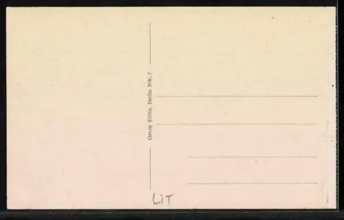 AK Kalvarje, Totalansicht mit Strassenpartie