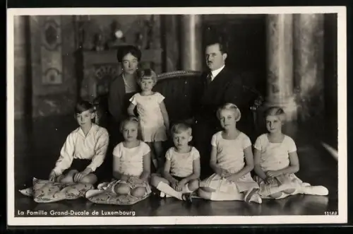 AK La Famille Grand-Ducale de Luxembourg, Grossherzogliche Familie von Luxemburg