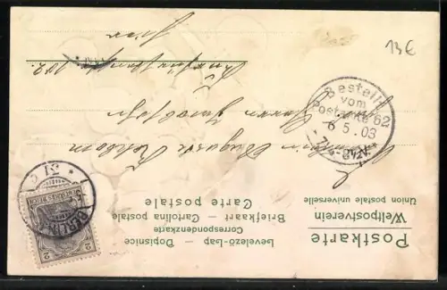 AK Kirschen in Zeitungspapier gewickelt, Obst