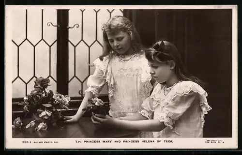 AK Princess Mary and Princess Helena of Teck