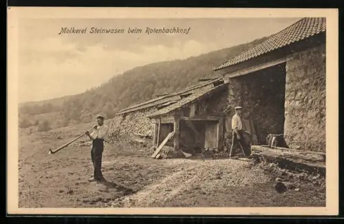 AK Metzeral, Molkerei Steinwasen beim Rotenbachkopf