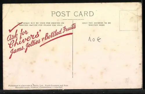 AK Zwei Äpfel und Brombeeren