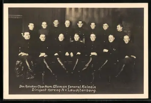 AK Don Kosaken Chor Nam. Ataman General Kaledin, Dir. Herzog Leuchtenberg