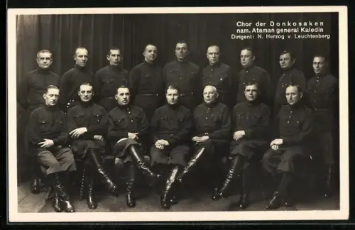AK Trachtenkapelle, Chor der Donkosaken, nam. Ataman general Kaledin, Dirigent: N. Herzog v, Leuchtenberg