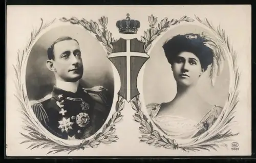 AK Herzog von Aoste mit Gattin